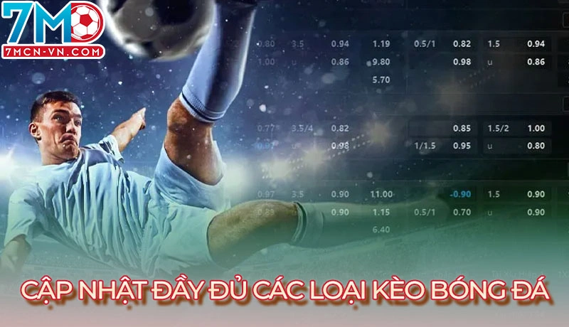 Cập nhật đầy đủ các loại kèo bóng đá phổ biến